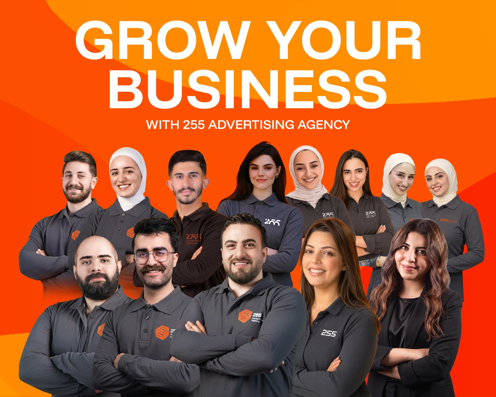 The 255 team: Grow your business with 255 Advertising Agency
