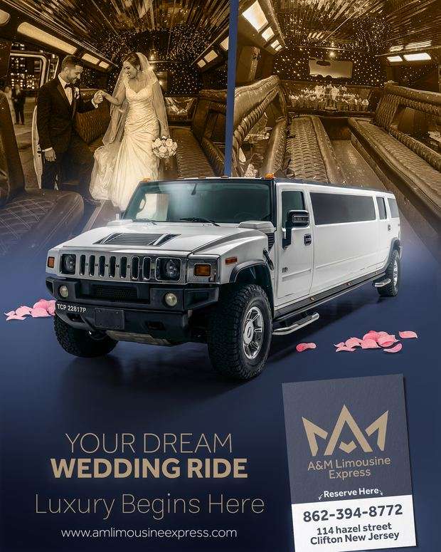 A&M Limousine Express social media design by 255