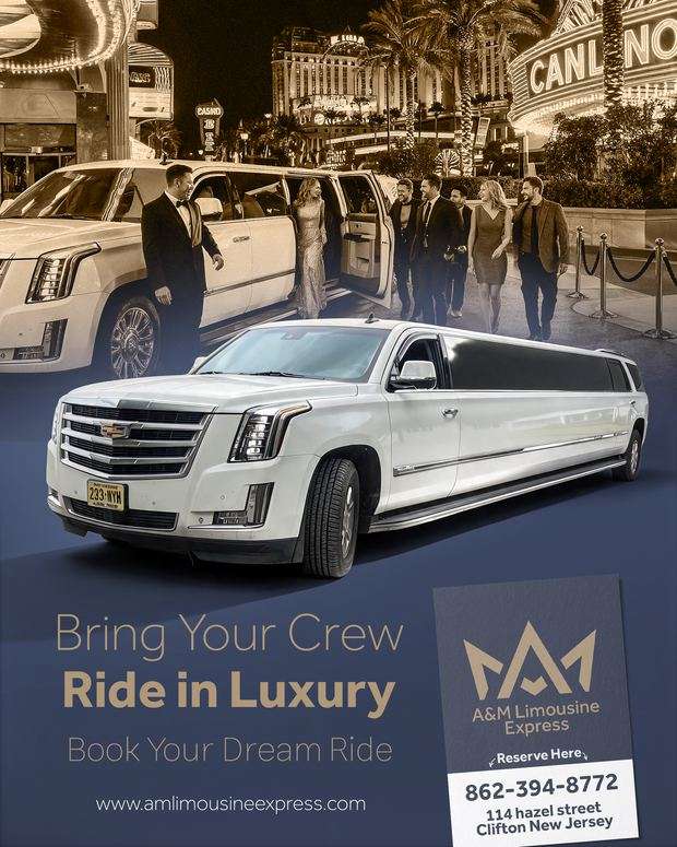 A&M Limousine Express social media design by 255