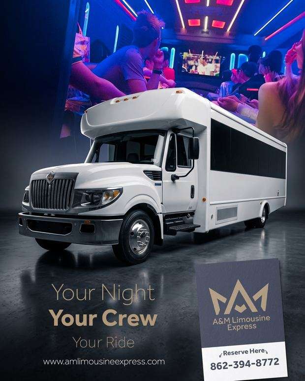 A&M Limousine Express social media design by 255