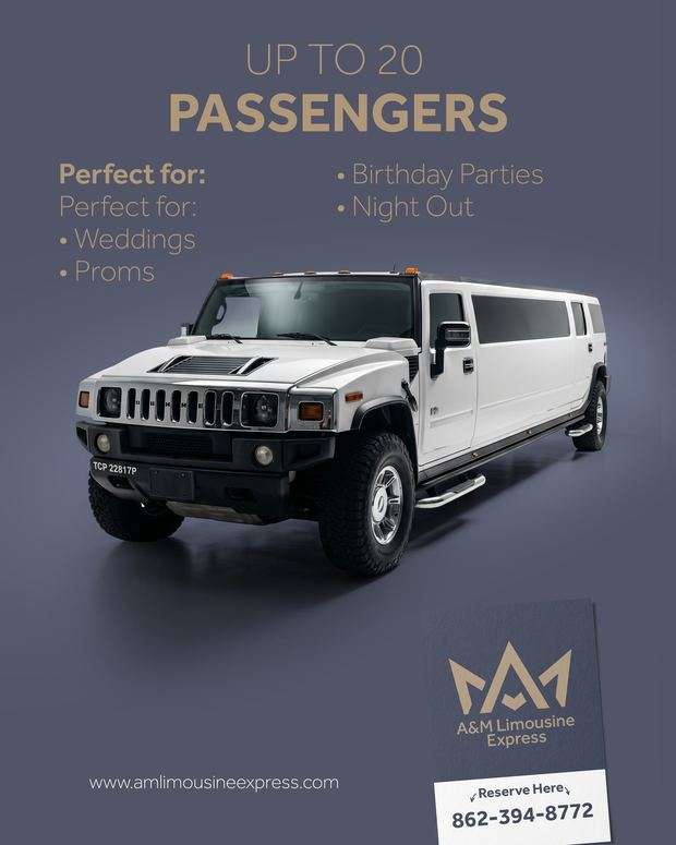 A&M Limousine Express social media design by 255