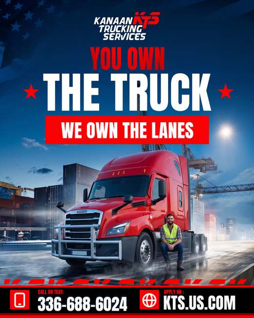 Kanaan Trucking Services social media design by 255