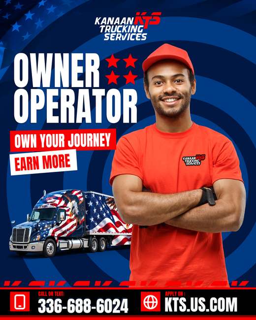 Kanaan Trucking Services social media design by 255