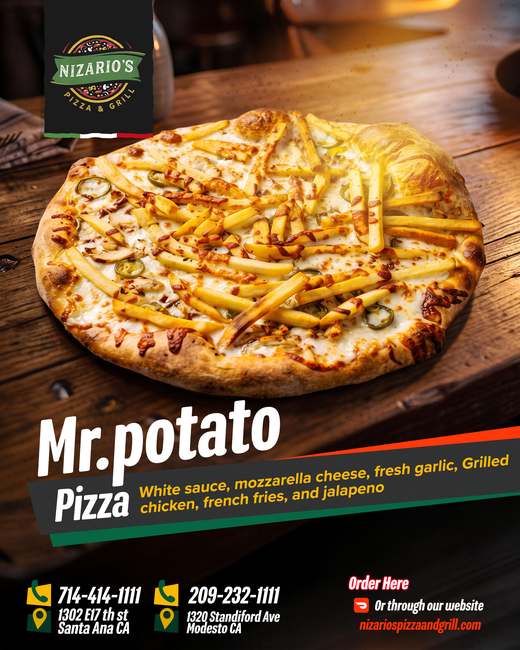 Nizario's Pizza & Grill social media design by 255