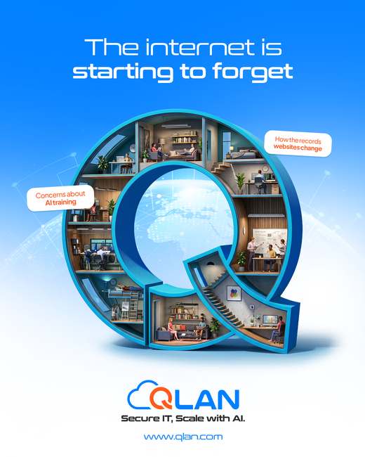 QLAN social media design by 255