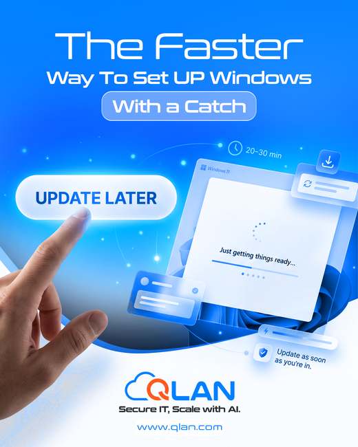 QLAN social media design by 255