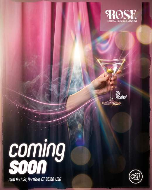 Rose Hookah & Cigar Lounge social media design by 255