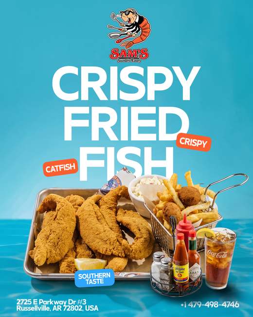 Sam's Southern Eatery social media design by 255